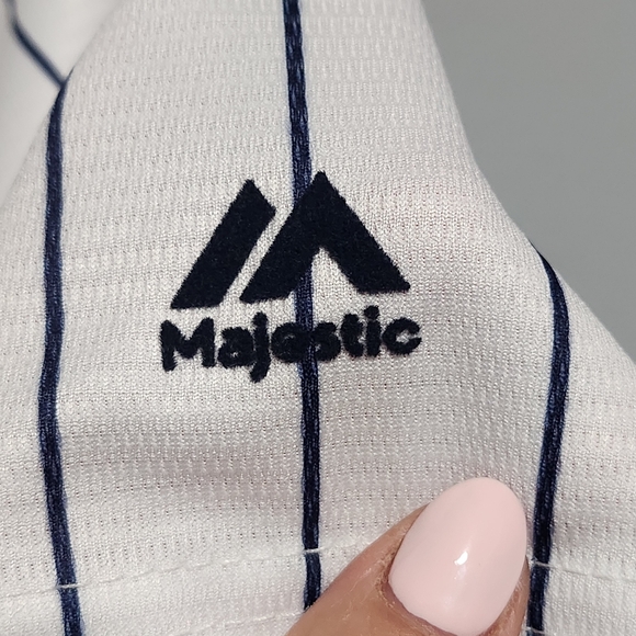 Majestic GARY SANCHEZ 24 New York Yankees Baseball Jersey Mens Size Large NEW - Picture 6 of 14